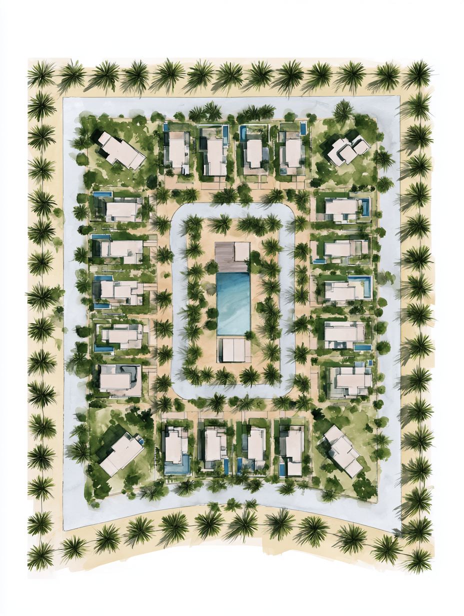 Masterplan painted